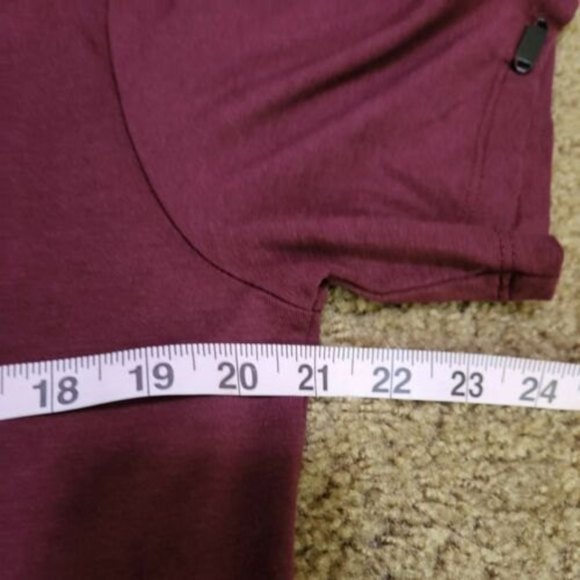 TWO BLIND BROTHERS Men's Short Sleeves Polo Shirt Size L Burgundy. - Picture 6 of 10